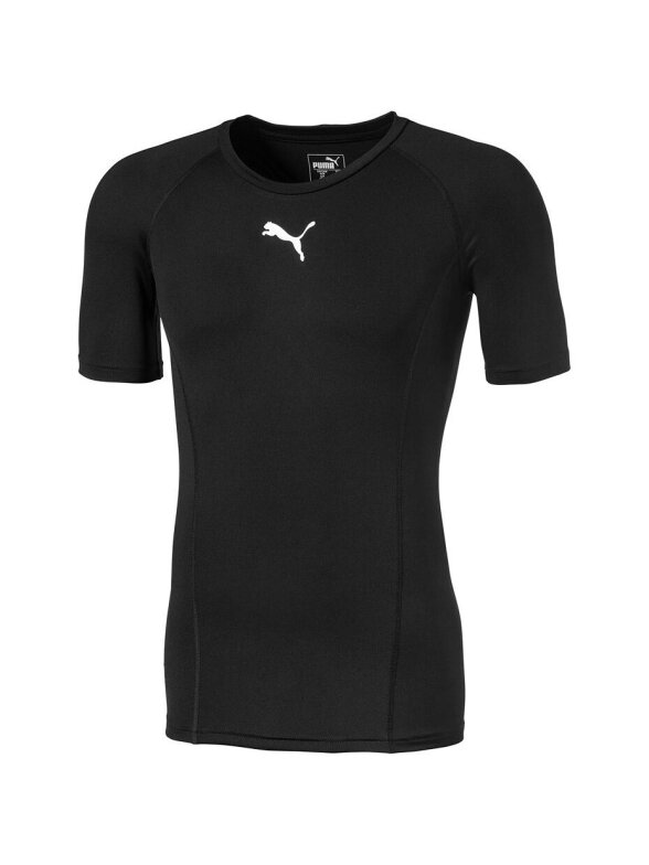 Puma LIGA Baselayer Tee SS vyriški marškinėliai juodi 655918 03