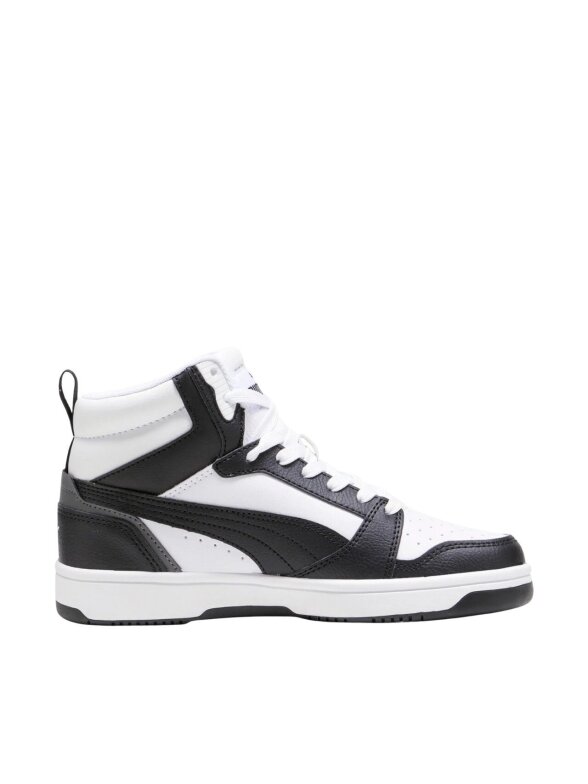 Puma Rebound V6 Mid batai vaikams balti-juodi 393831 01 4 Puma Rebound V6 Mid batai vaikams balti-juodi 393831 01 4