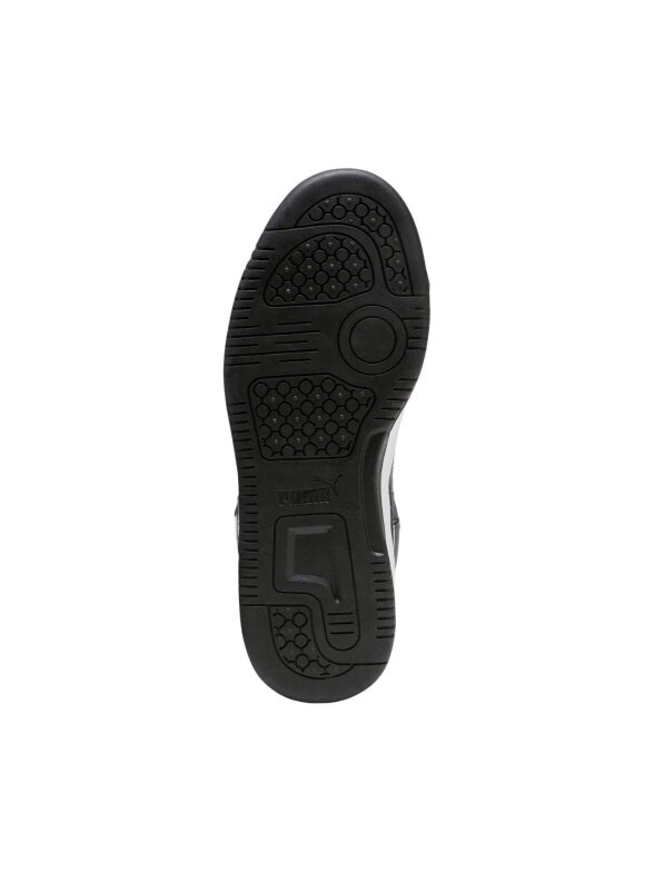 Puma Rebound V6 Mid batai vaikams balti-juodi 393831 01 5 Puma Rebound V6 Mid batai vaikams balti-juodi 393831 01 5