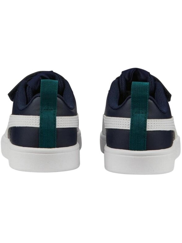 Puma Rickie AC PS vaikiški batai tamsiai mėlyni ir balti 385836 07 3 Puma Rickie AC PS vaikiški batai tamsiai mėlyni ir balti 385836 07 3