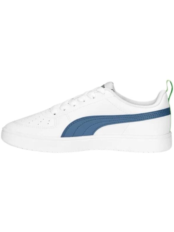 Puma Rickie Jr vaikiški batai balti ir mėlyni 384311 14 3 Puma Rickie Jr vaikiški batai balti ir mėlyni 384311 14 3