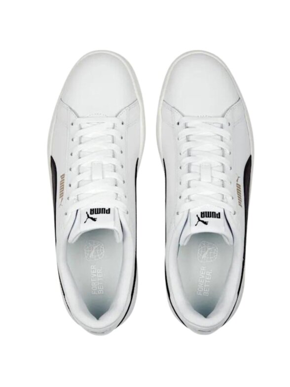 Puma Smash 3.0 L batai balti ir juodi 390987 03 3 Puma Smash 3.0 L batai balti ir juodi 390987 03 3
