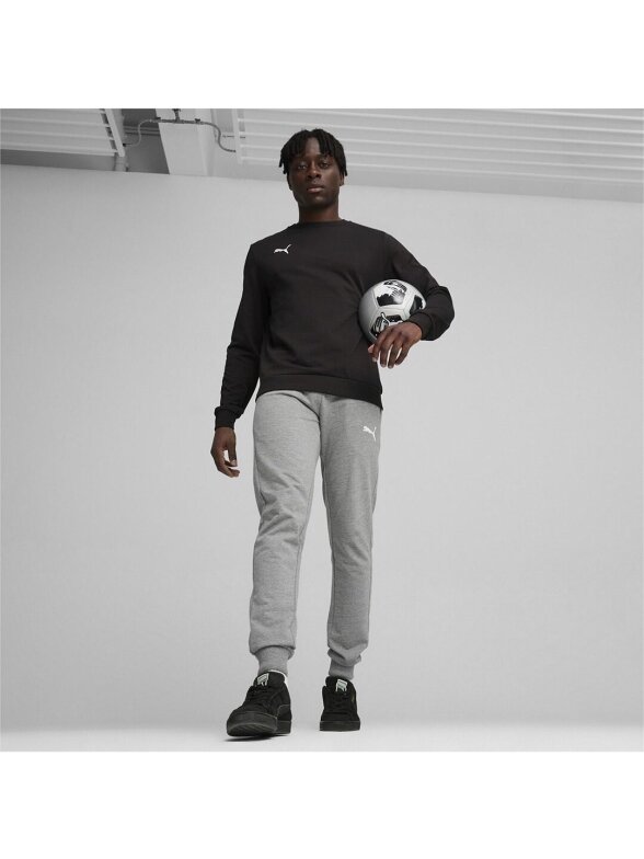 Puma Team Goal Casuals Crew Neck Sweat vyriškas džemperis juodas 658592 03 3