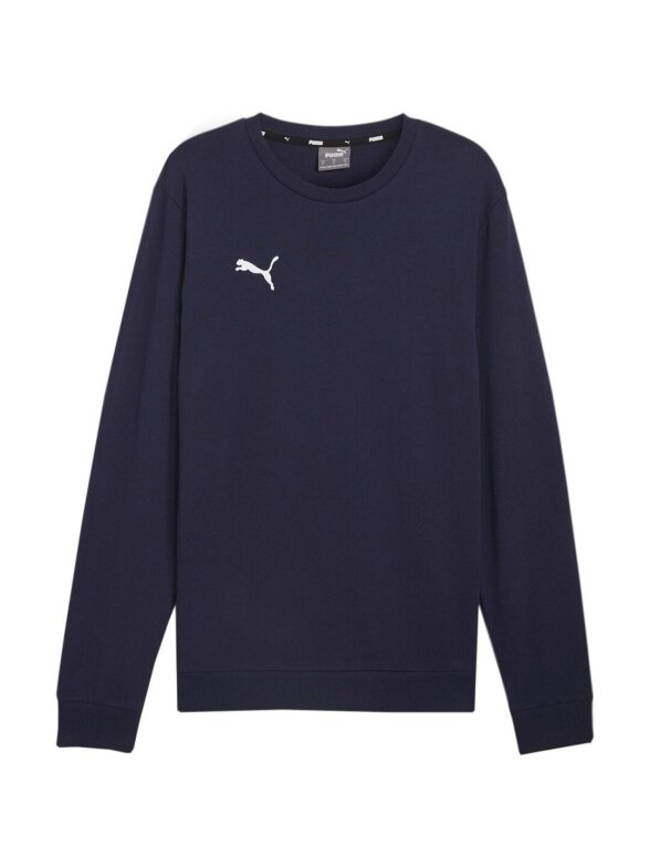 Puma Team Goal Casuals Crew Neck Sweat vyriškas džemperis tamsiai mėlynas 658592 06 1