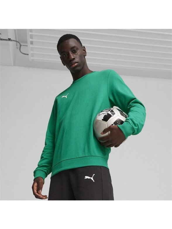 Puma Team Goal Casuals Crew Neck Sweat vyriškas džemperis žalias 658592 05 4 Puma Team Goal Casuals Crew Neck Sweat vyriškas džemperis žalias 658592 05 4