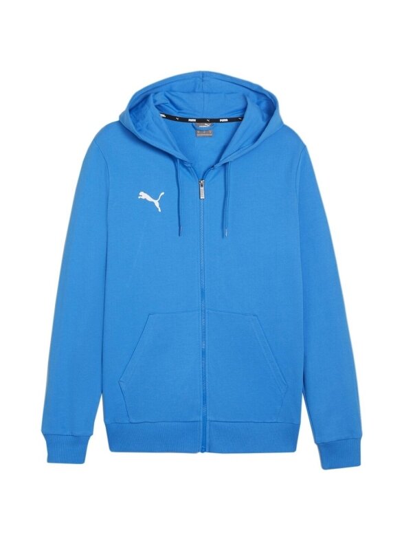 Puma Team Goal Casuals vyriškas džemperis su gobtuvu mėlynas 658595 02