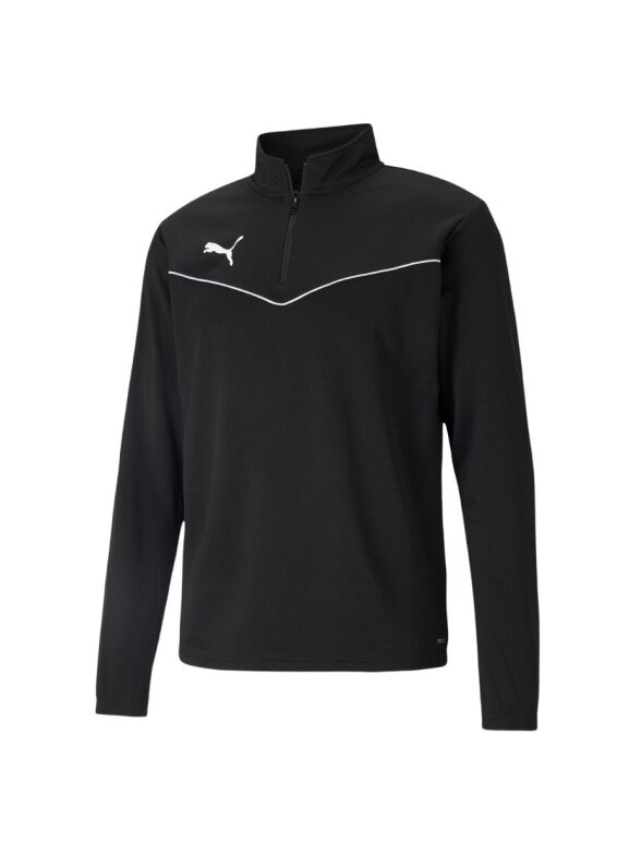 Puma teamRISE 1 4 „Zip Top“ vyriški džemperiai juodi 657394 03 Puma teamRISE 1 4 „Zip Top“ vyriški džemperiai juodi 657394 03