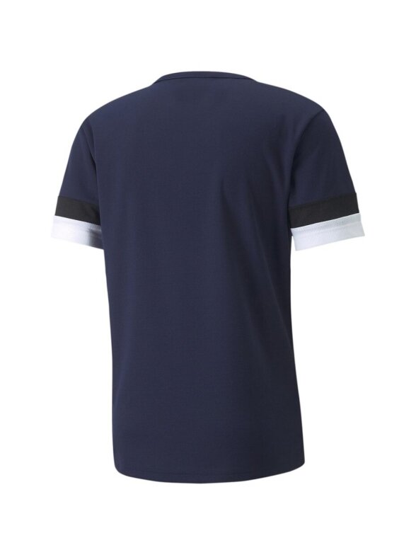 Puma teamRISE Jersey Peacoat vyriški marškinėliai tamsiai mėlyni 704932 06 1