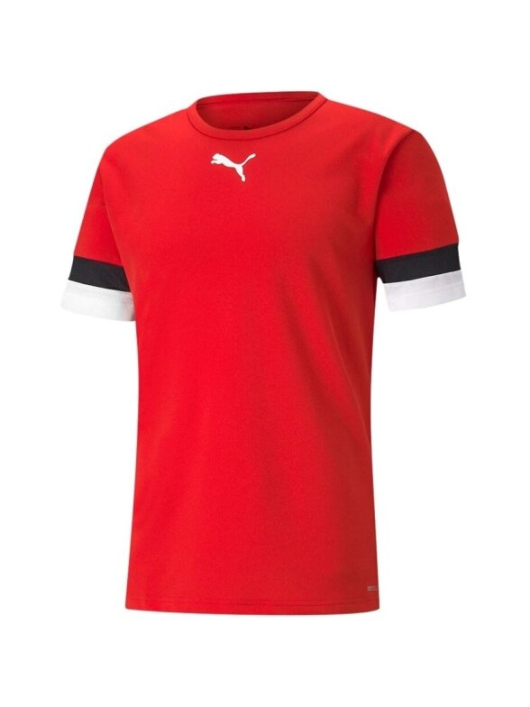 Puma teamRISE Jersey vyriški marškinėliai raudoni 704932 01 1