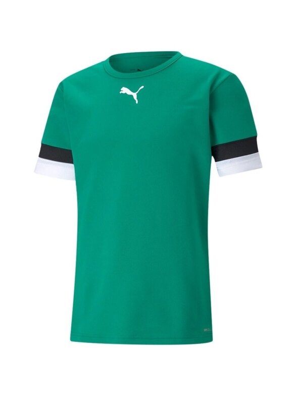 Puma teamRISE Jersey vyriški marškinėliai žali 704932 05