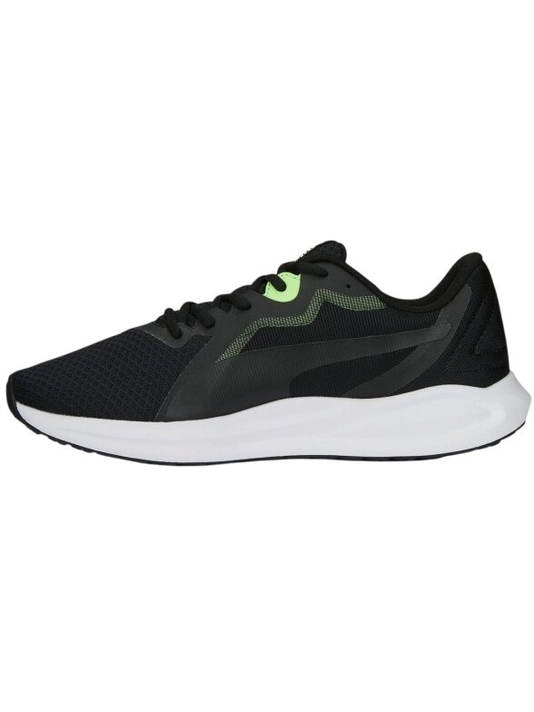 Puma Twitch Runner vyriški batai juodos ir mėlynos spalvos 377981 03 3 Puma Twitch Runner vyriški batai juodos ir mėlynos spalvos 377981 03 3