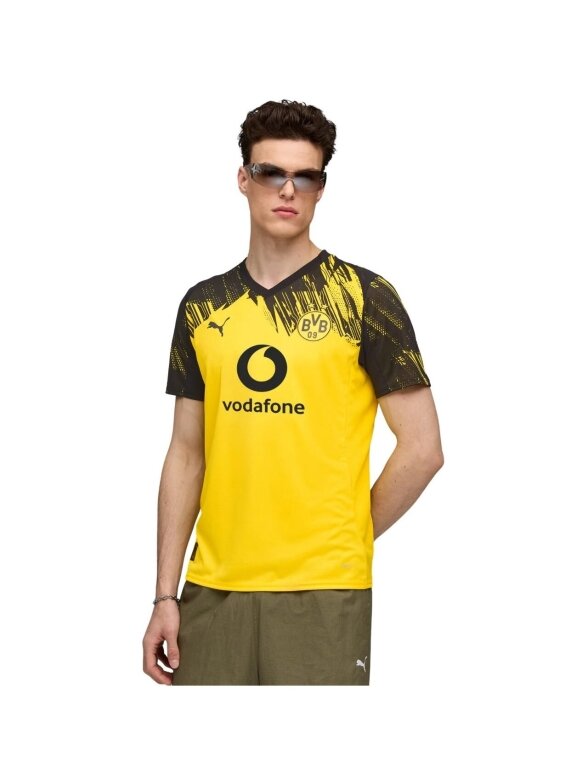 Puma vyriška BVB Home Jersey Replica Faster marškinėliai geltoni 780088 01 2