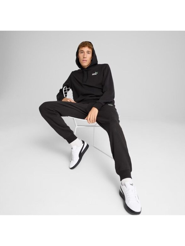 Puma vyriška džemperis Ess 2 Color Small No.1 Logo Hoodie TR juoda 684719 51 4