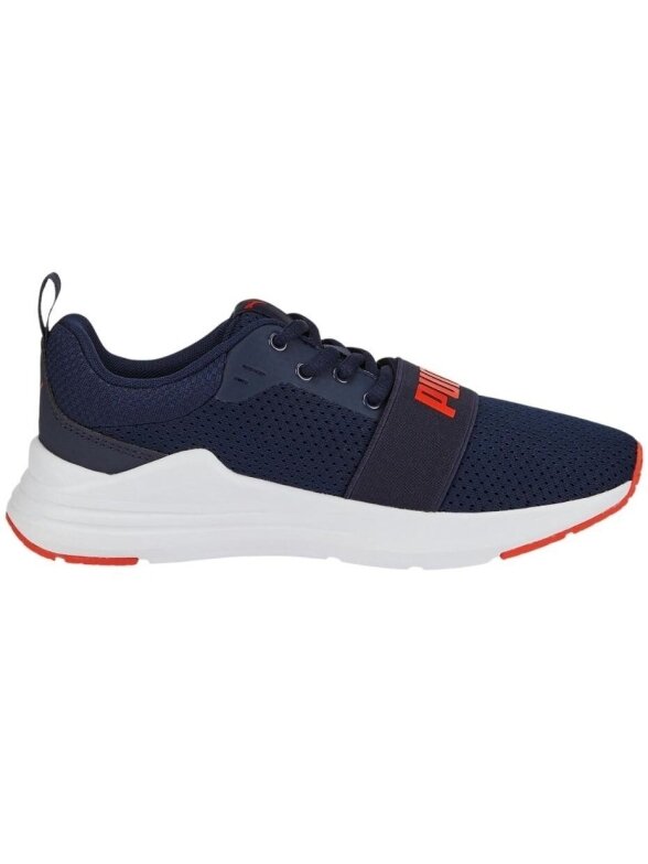 Puma Wired Run Jr vaikiški batai, tamsiai mėlyni 374214 21 2