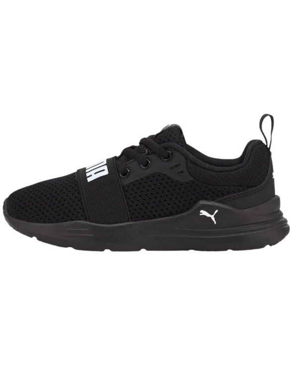 Puma Wired Run vaikiški batai juodi 374216 01 2