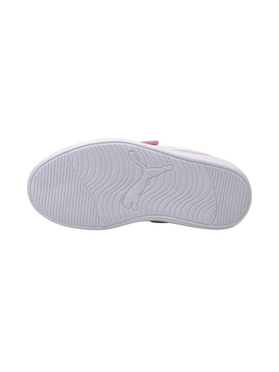 Puma Courtflex v2 tinkliniai vaikiški batai, rožiniai 371758 08 5 Puma Courtflex v2 tinkliniai vaikiški batai, rožiniai 371758 08 5