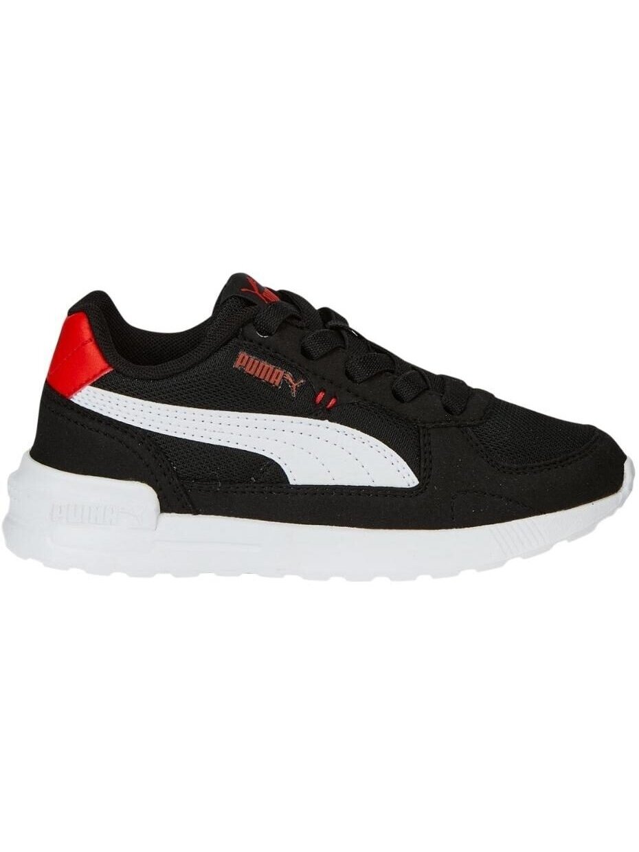 Puma Graviton AC PS vaikiški batai juodos ir raudonos spalvos 381988 11