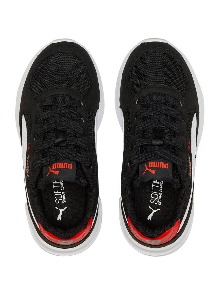 Puma Graviton AC PS vaikiški batai juodos ir raudonos spalvos 381988 11 1