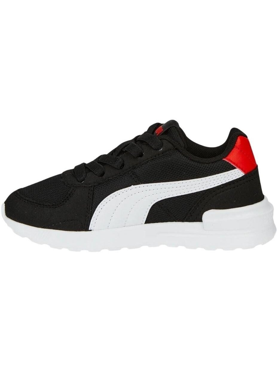 Puma Graviton AC PS vaikiški batai juodos ir raudonos spalvos 381988 11 2