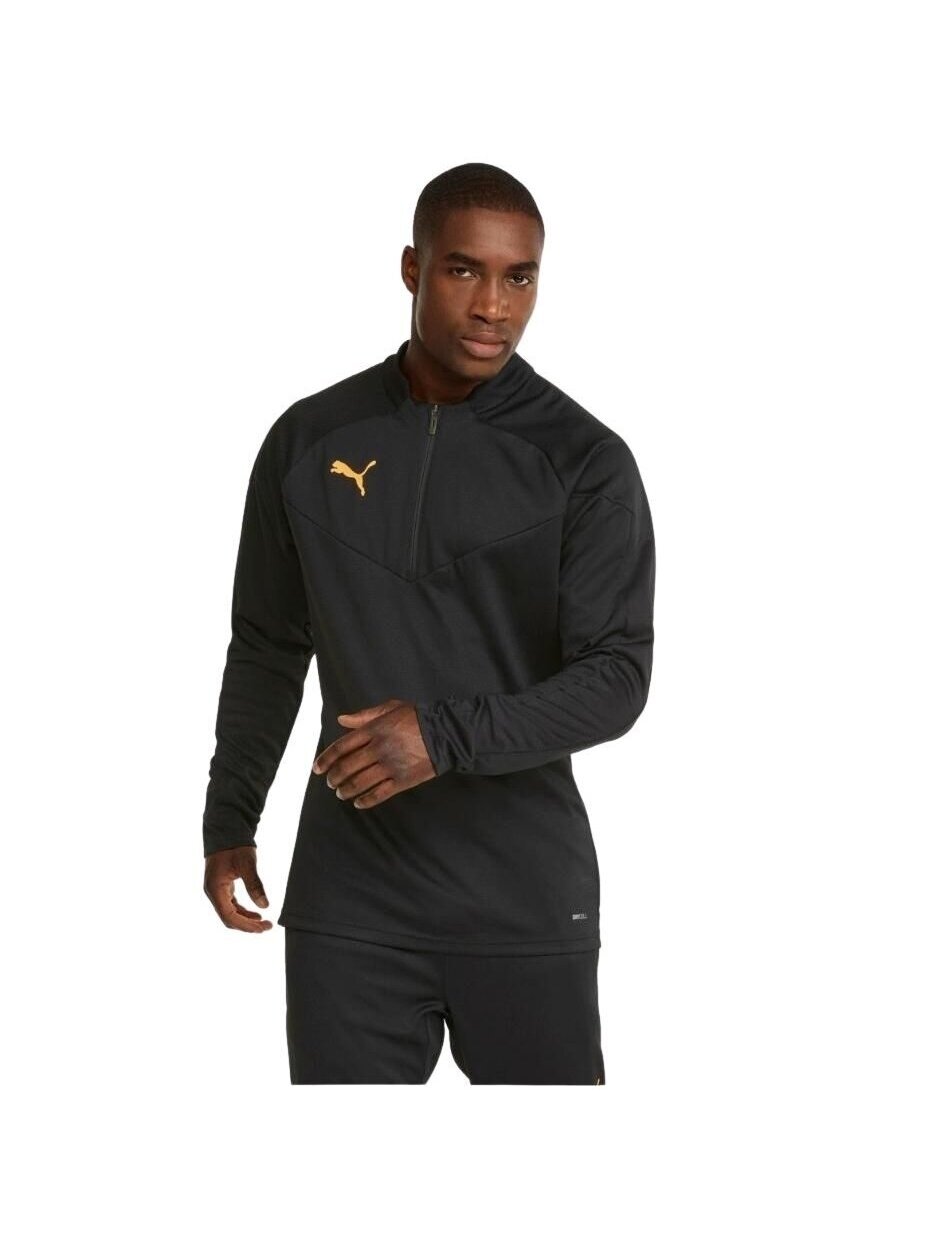 Puma individualFINAL 1/4 Zip Training vyriškas džemperis juodas 657950 45 2 Puma individualFINAL 1/4 Zip Training vyriškas džemperis juodas 657950 45 2