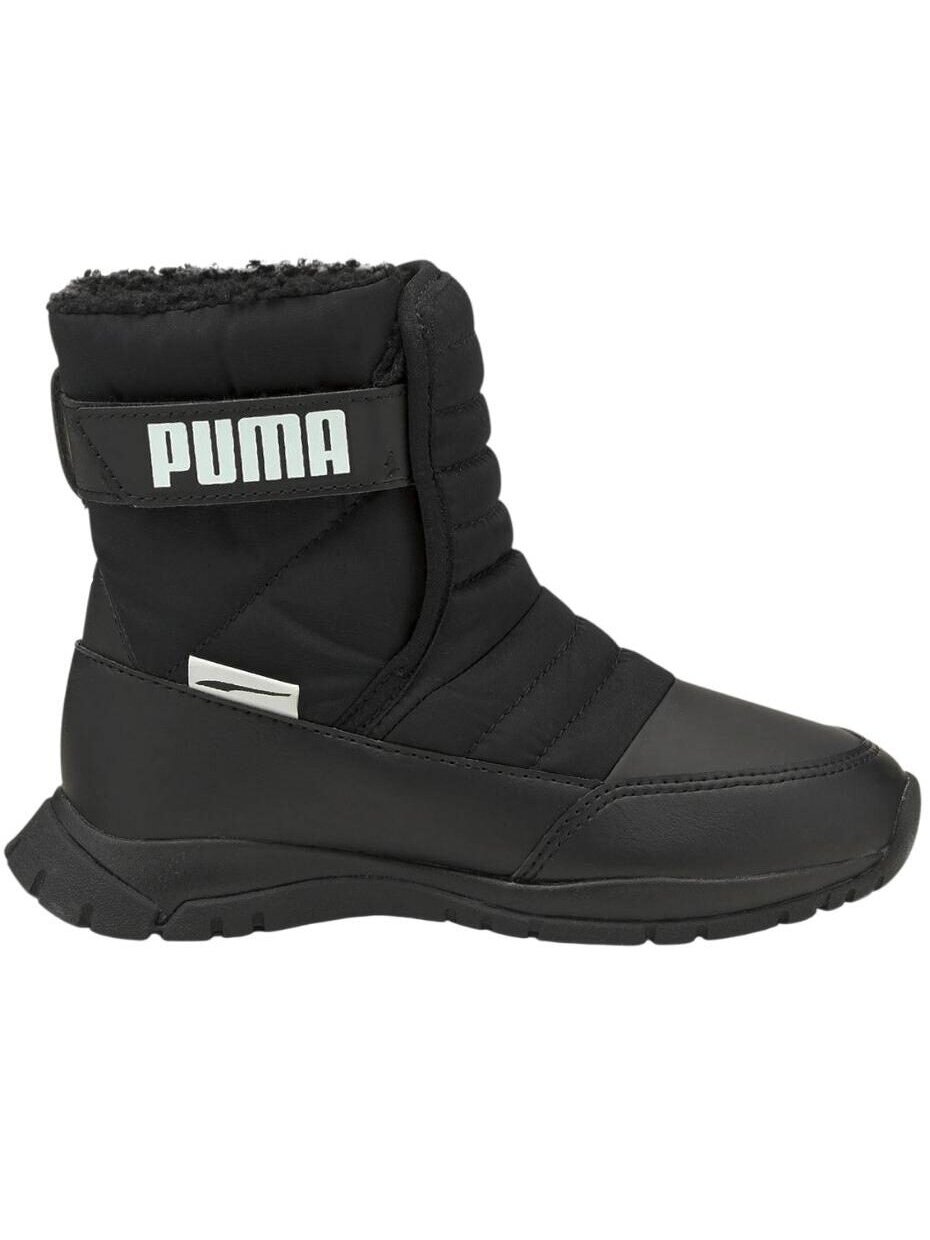 Puma Nieve WTR AC PS vaikiški batai juodi 380745 03 Puma Nieve WTR AC PS vaikiški batai juodi 380745 03
