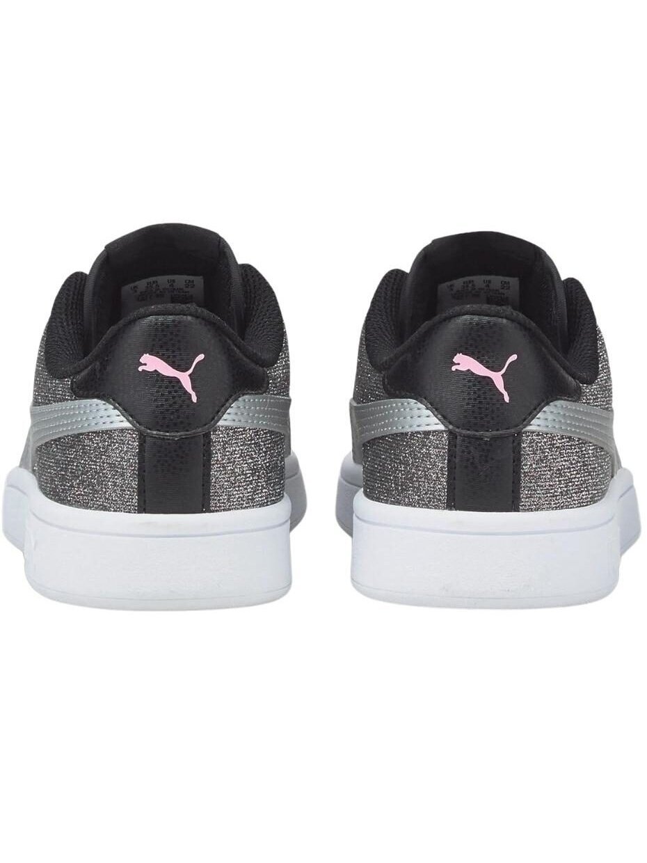 Puma Smash v2 Glitz Glam vaikiški batai sidabriniai 367377 26 4 Puma Smash v2 Glitz Glam vaikiški batai sidabriniai 367377 26 4