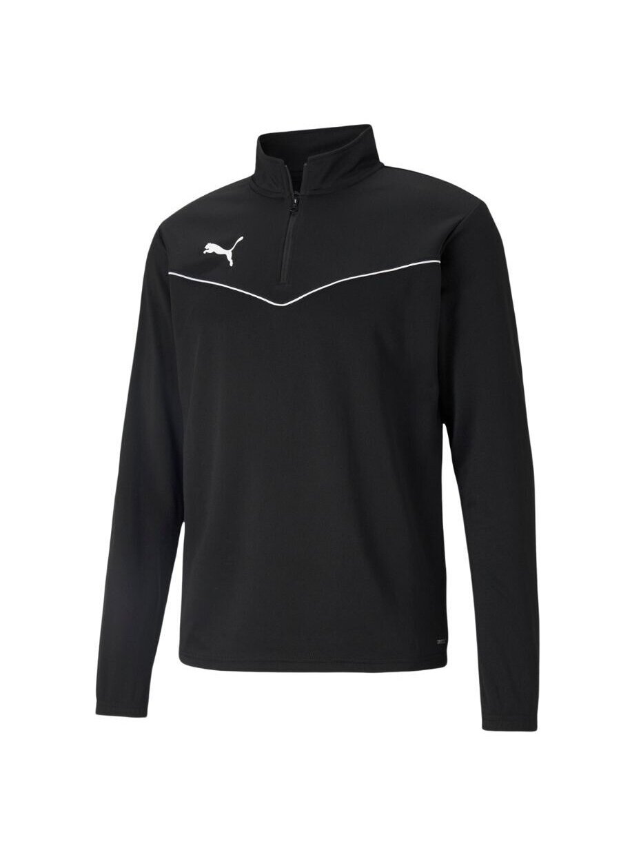 Puma teamRISE 1 4 „Zip Top“ vyriški džemperiai juodi 657394 03 Puma teamRISE 1 4 „Zip Top“ vyriški džemperiai juodi 657394 03