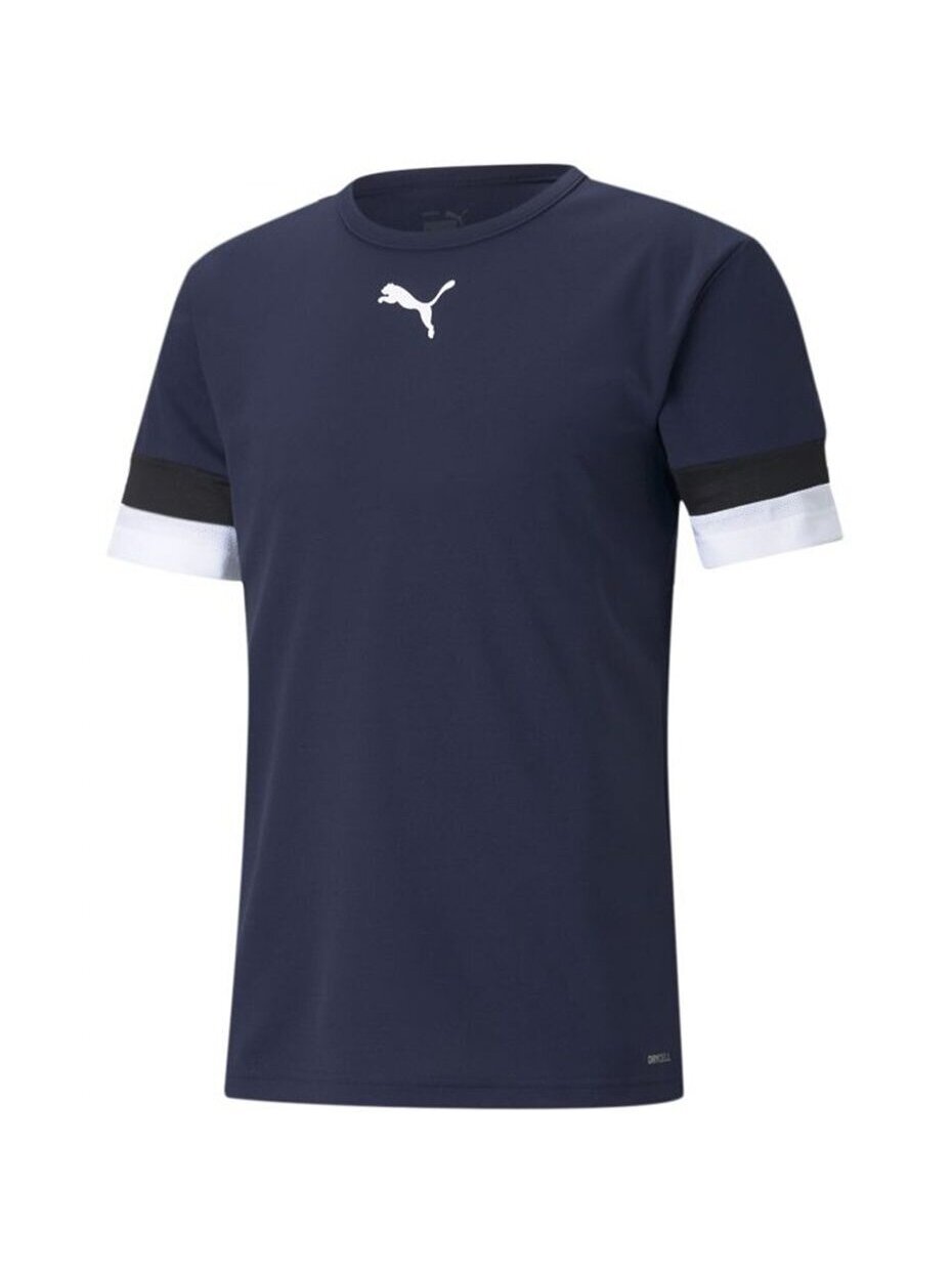 Puma teamRISE Jersey Peacoat vyriški marškinėliai tamsiai mėlyni 704932 06