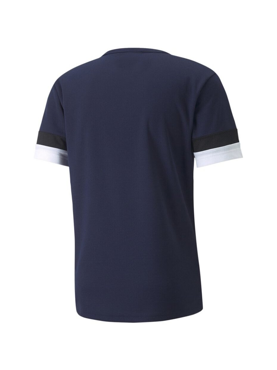 Puma teamRISE Jersey Peacoat vyriški marškinėliai tamsiai mėlyni 704932 06 1