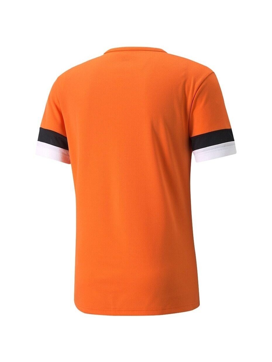 Puma teamRISE Jersey vyriški marškinėliai, oranžiniai 704932 08 1 Puma teamRISE Jersey vyriški marškinėliai, oranžiniai 704932 08 1