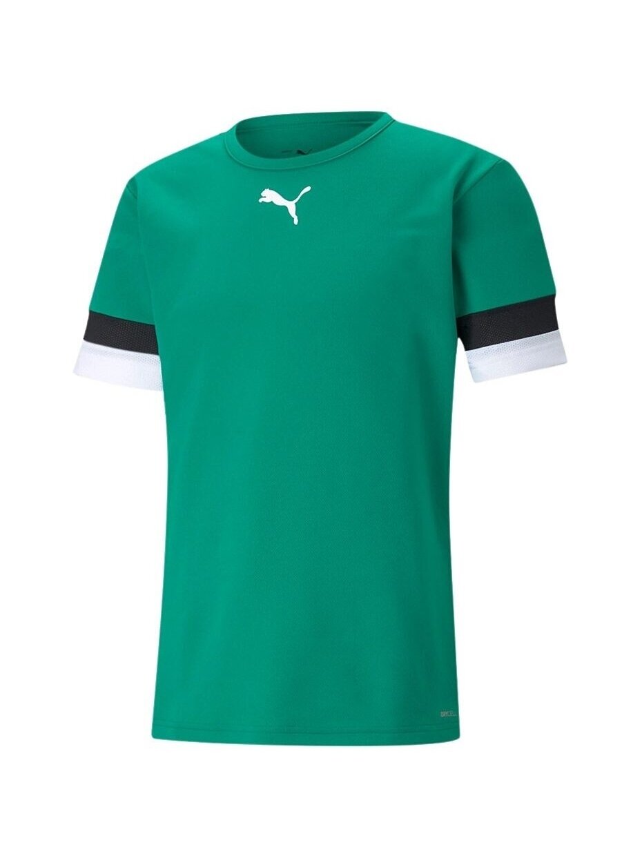 Puma teamRISE Jersey vyriški marškinėliai žali 704932 05