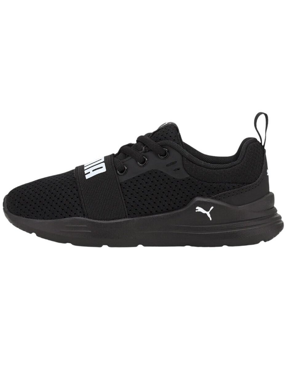 Puma Wired Run vaikiški batai juodi 374216 01 2 Puma Wired Run vaikiški batai juodi 374216 01 2