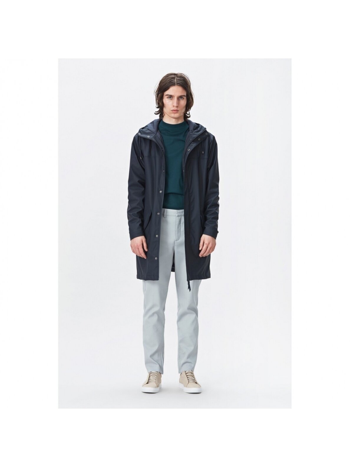 Rains UNISEX lietpaltis 1504 melynas 1 Rains UNISEX lietpaltis 1504 melynas 1