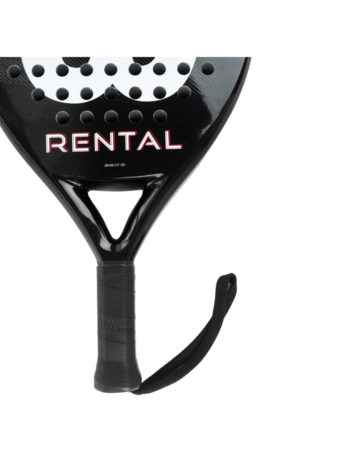 Wilson Rental Padel Racket V1 4 1/4 padelio raketė, juoda WR203211U2 3 Wilson Rental Padel Racket V1 4 1/4 padelio raketė, juoda WR203211U2 3
