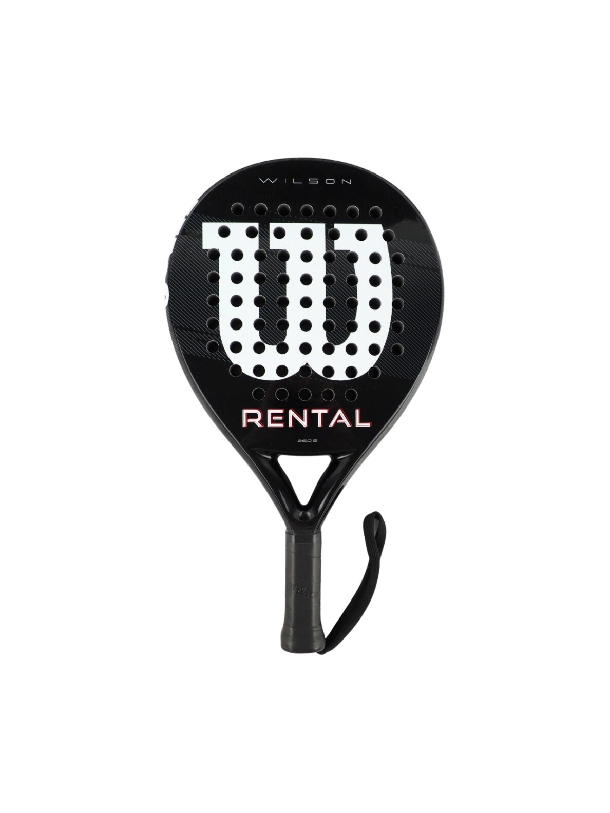 Wilson Rental Padel Racket V1 4 1/4 padelio raketė, juoda WR203211U2 Wilson Rental Padel Racket V1 4 1/4 padelio raketė, juoda WR203211U2