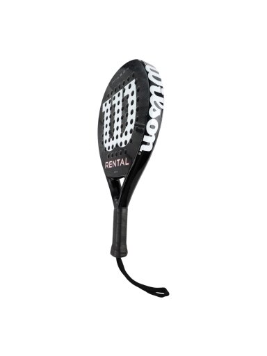 Wilson Rental Padel Racket V1 4 1/4 padelio raketė, juoda WR203211U2 Wilson Rental Padel Racket V1 4 1/4 padelio raketė, juoda WR203211U2
