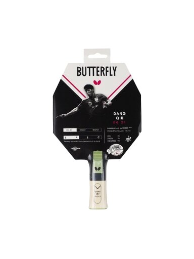 Butterfly Dang Qiu DQX1 stalo teniso raketė