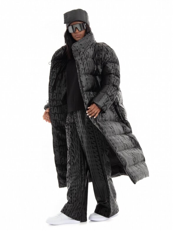 Rains  Puffer W Coat paltas moterims juodas 15170