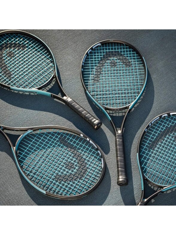 Head IG Gravity Jr 25 3 7/8 teniso raketė vaikams juoda-mėlyna 5 Head IG Gravity Jr 25 3 7/8 teniso raketė vaikams juoda-mėlyna 5