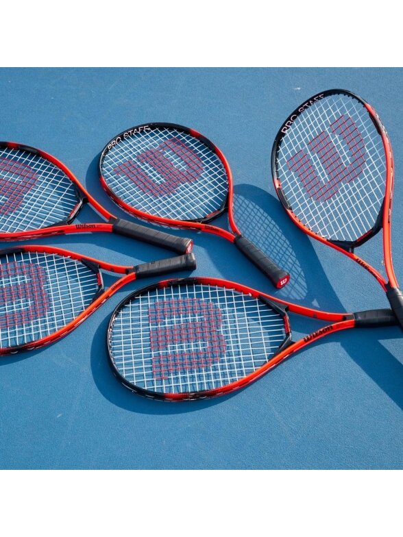Wilson Pro Staff Precision Junior 25 3 7/8 teniso raketė vaikams WR117910H 3 Wilson Pro Staff Precision Junior 25 3 7/8 teniso raketė vaikams WR117910H 3