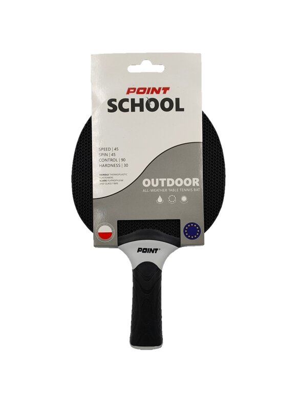 Rakietka do ping ponga Point School outdoor czarna Rakietka do ping ponga Point School outdoor czarna