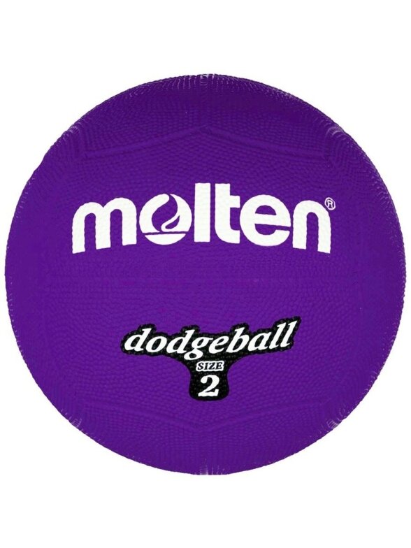 Rankinio kamuolys Molten Dodgeball DB2-V s.2 violetinis Rankinio kamuolys Molten Dodgeball DB2-V s.2 violetinis