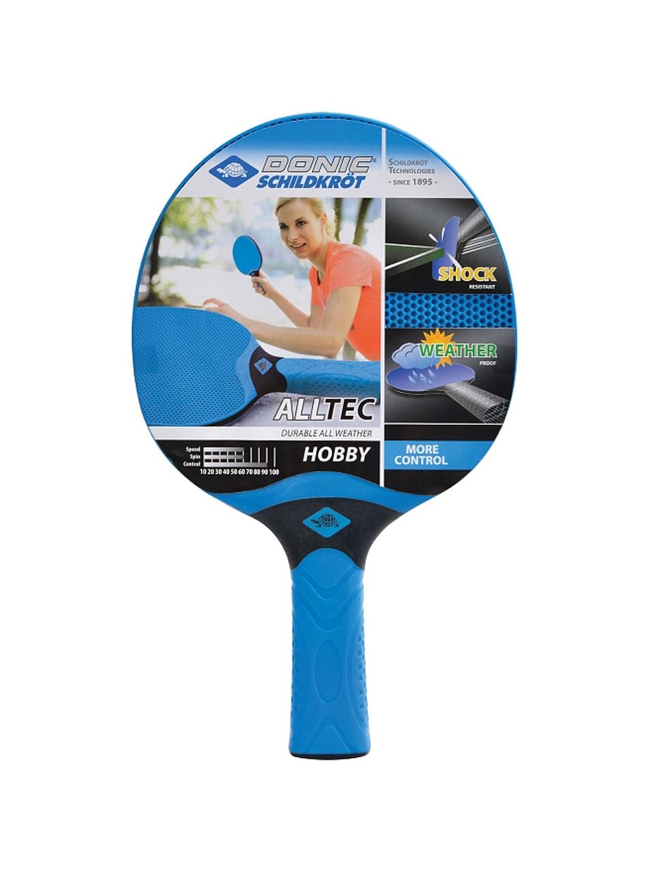Donic Alltec Hobby stalo teniso raketė, mėlyna 733014 Donic Alltec Hobby stalo teniso raketė, mėlyna 733014