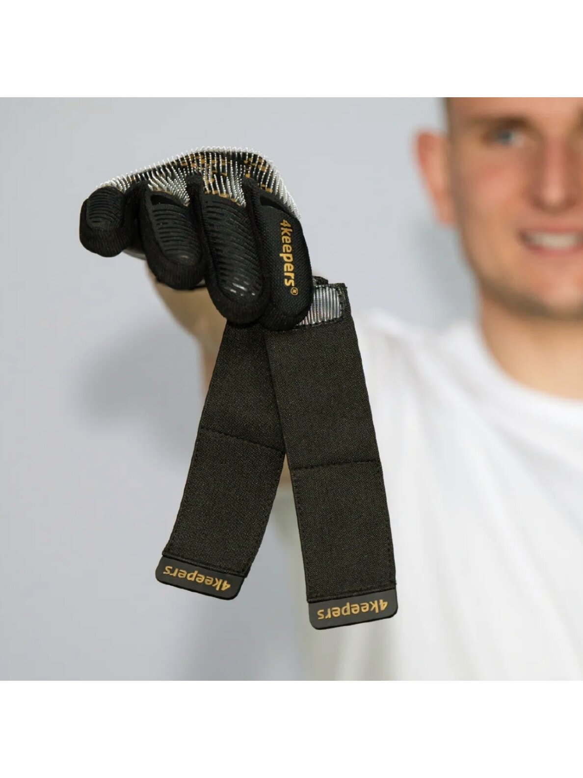 Vartininko pirštinės 4Keepers Elite Drake NC juodos 8