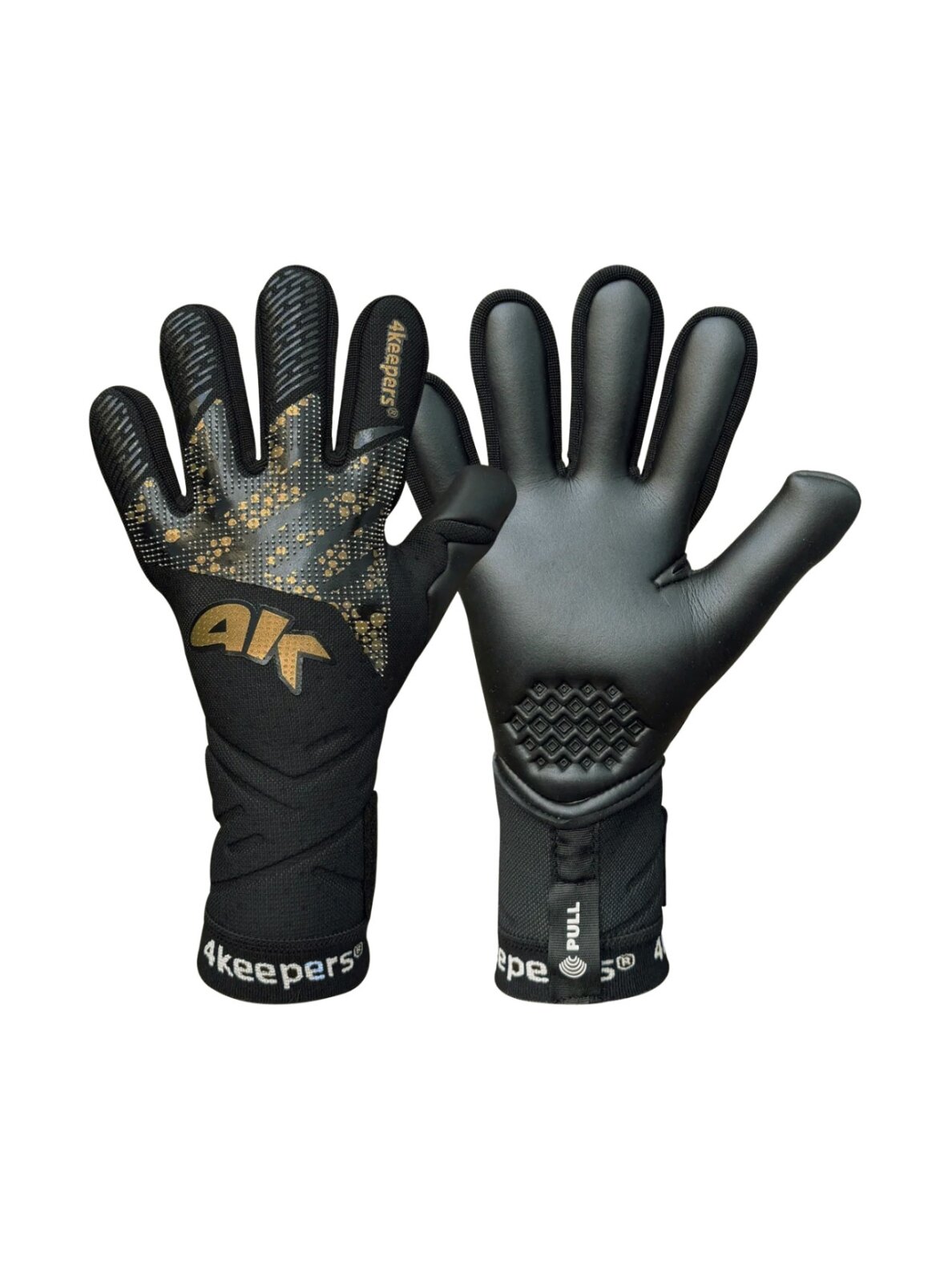 Vartininko pirštinės 4Keepers Elite Drake NC juodos