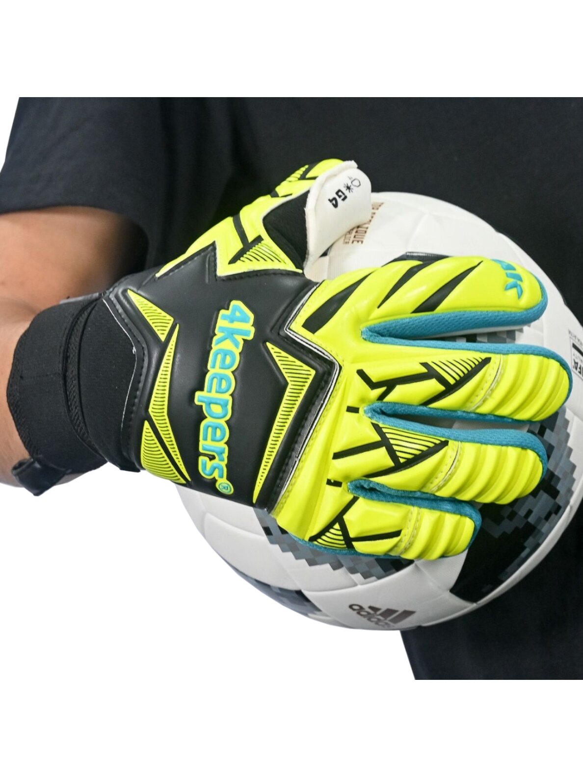 4Keepers Force V5.25 Wave NC vartininko pirštinės, juodos-žalios fluo 3 4Keepers Force V5.25 Wave NC vartininko pirštinės, juodos-žalios fluo 3