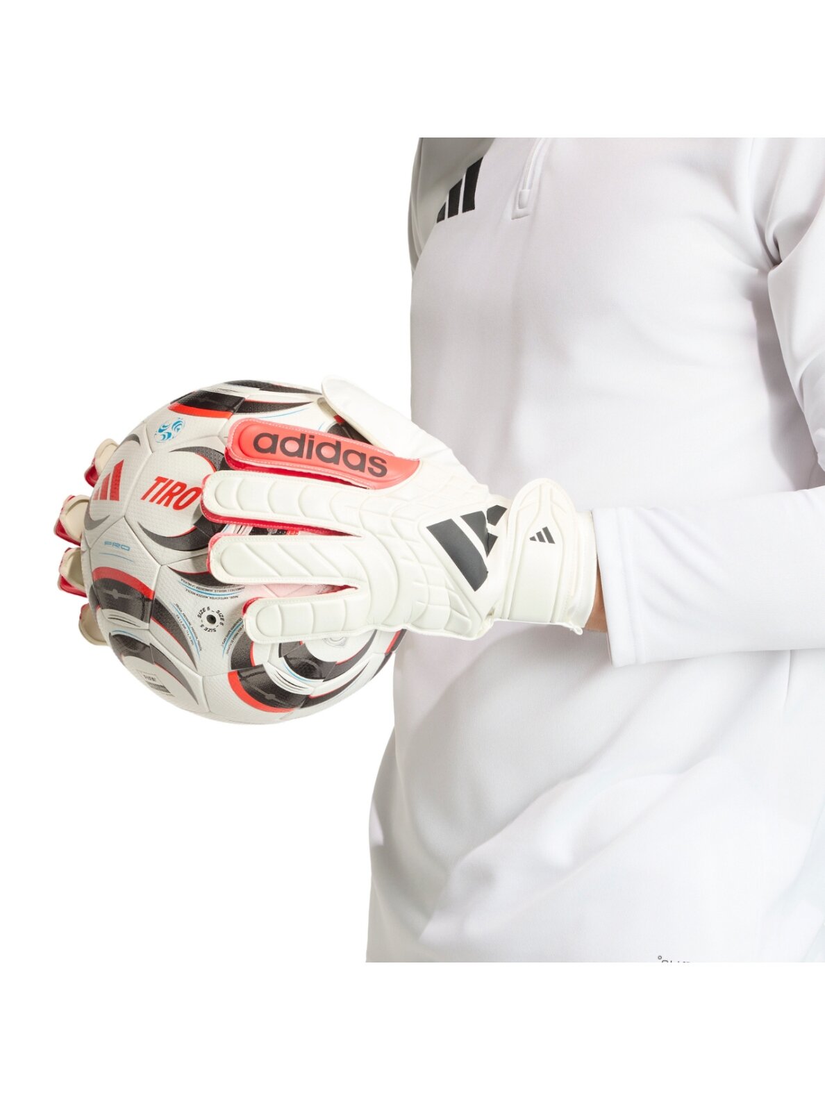 Adidas Copa Club baltos vartininko pirštinės KA7804 4
