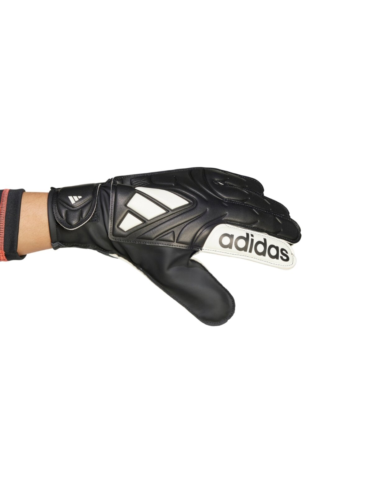adidas Copa Club Goalkeeper vyrų vartininko pirštinės juodos JY0625 2 adidas Copa Club Goalkeeper vyrų vartininko pirštinės juodos JY0625 2