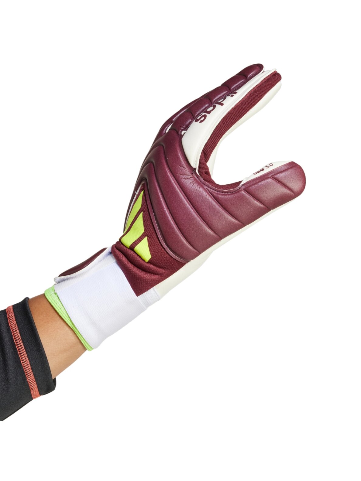 Adidas Copa GL League vartininko pirštinės, bordo spalvos IQ4012 2 Adidas Copa GL League vartininko pirštinės, bordo spalvos IQ4012 2