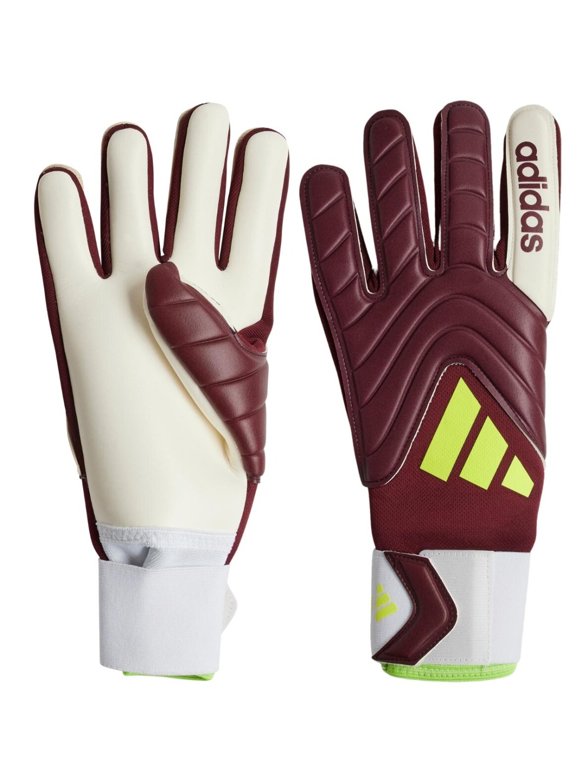 Adidas Copa GL League vartininko pirštinės, bordo spalvos IQ4012 Adidas Copa GL League vartininko pirštinės, bordo spalvos IQ4012
